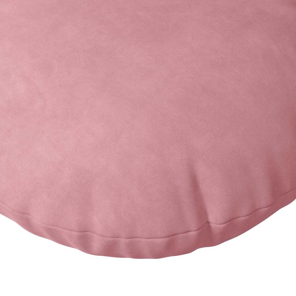 Zitkussens 2 stuks Roze Ø 40 x 13 cm Fluweel is nu te koop bij PeponiXL, paradijselijk wonen!