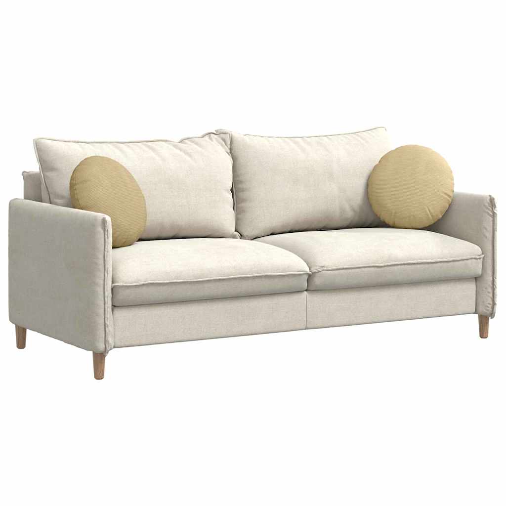 Zitkussens 2 pcs Grijs groen Ø 40 cm Katoen Stof is nu te koop bij PeponiXL, paradijselijk wonen!