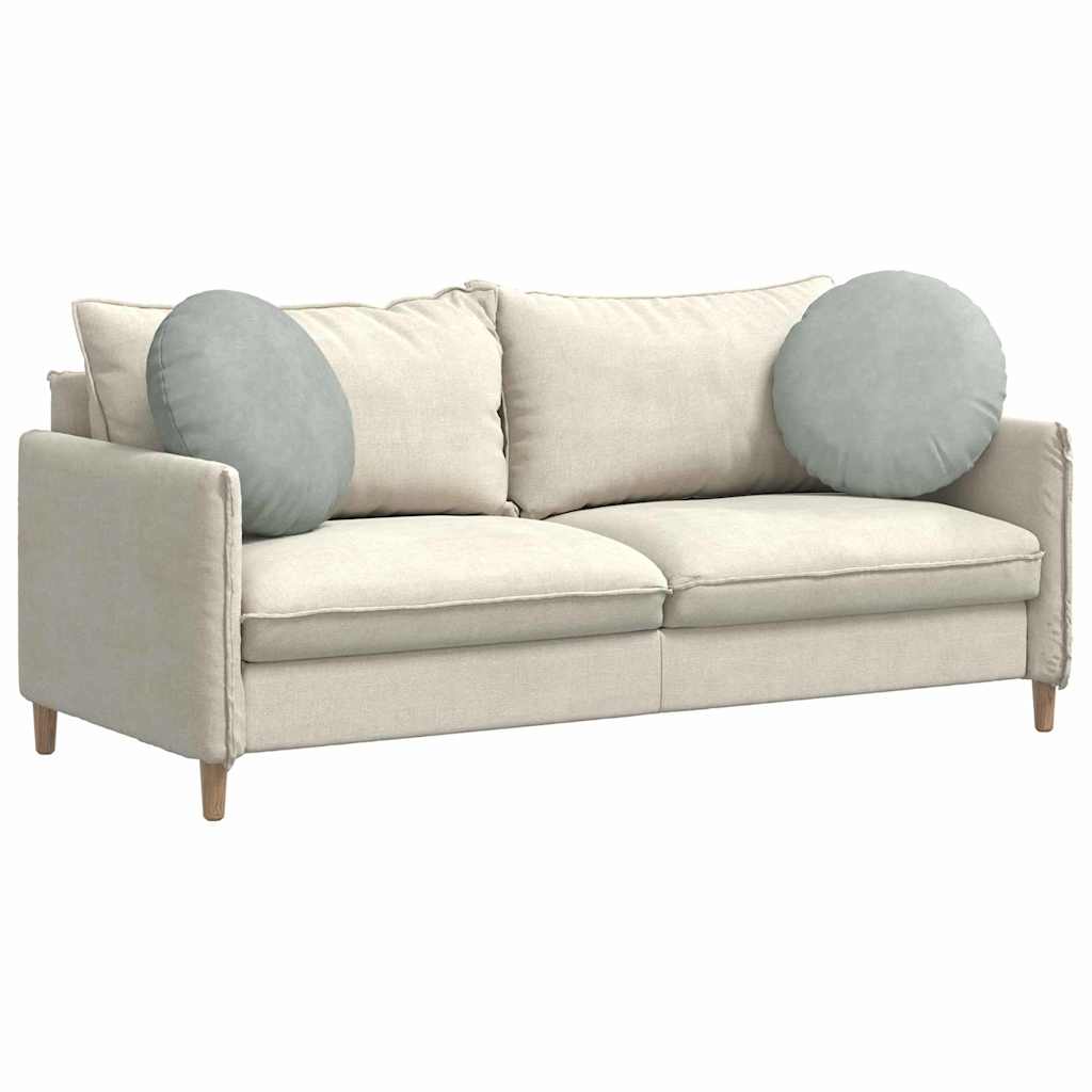 Zitkussens 2 stuks Lichtgrijs Ø 40 x 13 cm Fluweel is nu te koop bij PeponiXL, paradijselijk wonen!