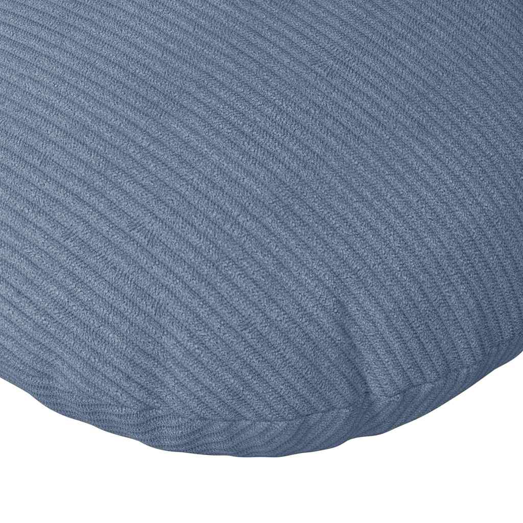 Zitkussens 2 pcs Blauw Ø50 x 19 cm Katoen Stof is nu te koop bij PeponiXL, paradijselijk wonen!