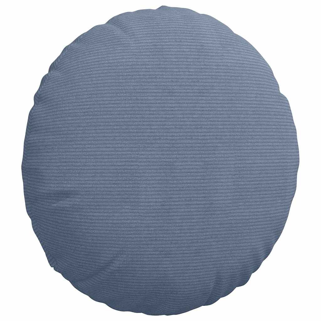 Zitkussens 2 pcs Blauw Ø50 x 19 cm Katoen Stof is nu te koop bij PeponiXL, paradijselijk wonen!
