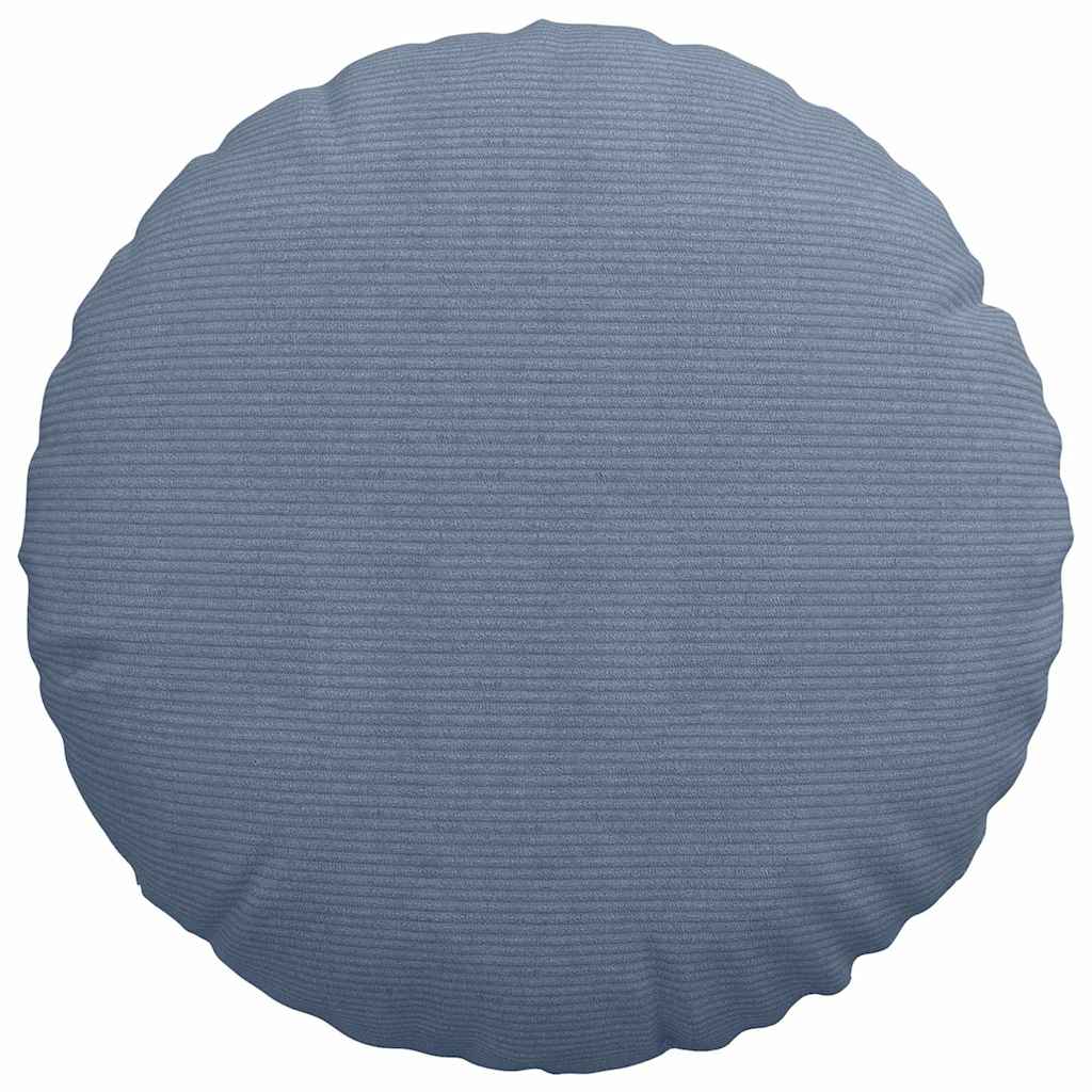 Zitkussens 2 pcs Blauw Ø50 x 19 cm Katoen Stof is nu te koop bij PeponiXL, paradijselijk wonen!