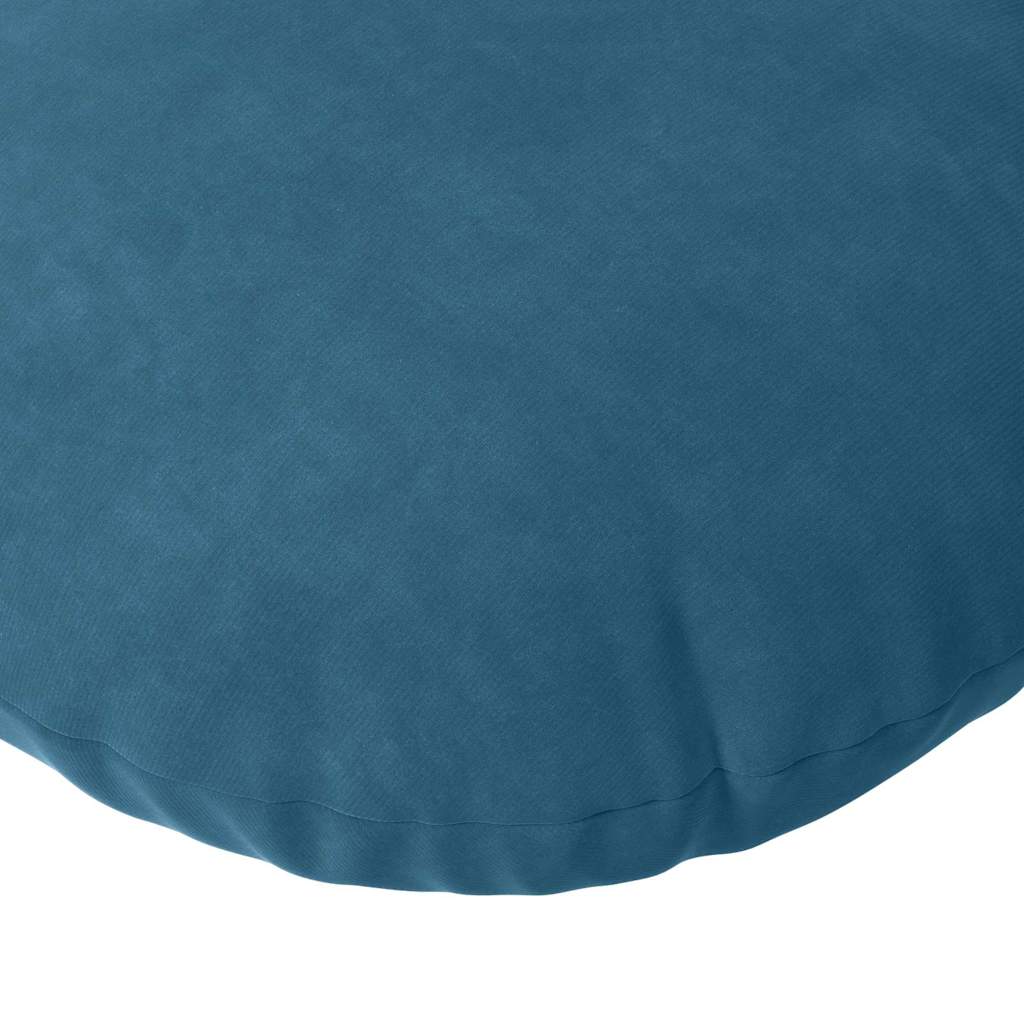 Zitkussens 2 pcs Blauw Ø60 x 21 cm Fluweel is nu te koop bij PeponiXL, paradijselijk wonen!