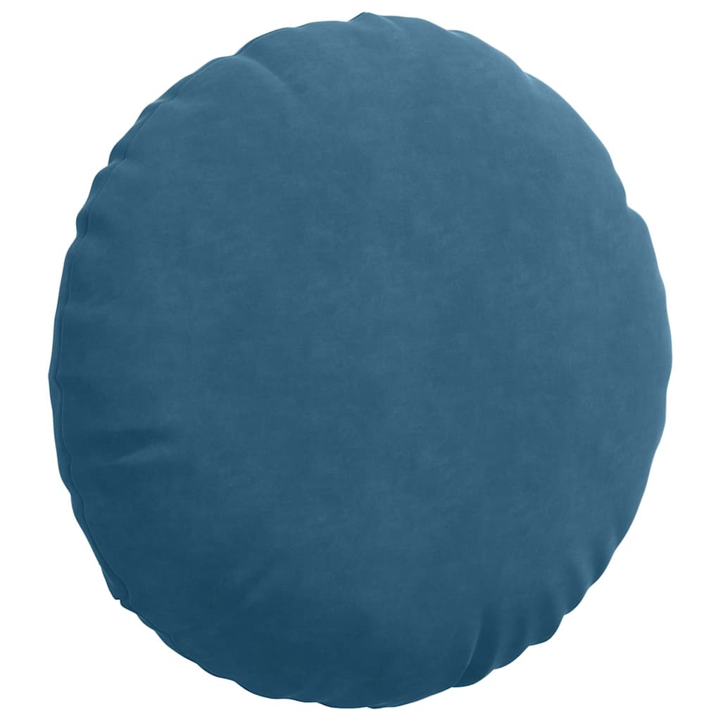 Zitkussens 2 pcs Blauw Ø60 x 21 cm Fluweel is nu te koop bij PeponiXL, paradijselijk wonen!