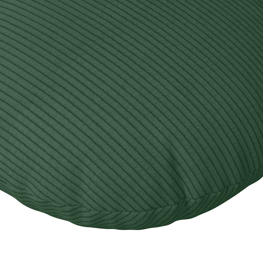 Zitkussens 2 pcs Donkergroen Ø 60 cm Katoen Stof is nu te koop bij PeponiXL, paradijselijk wonen!