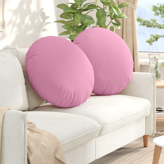 Zitkussens 2 pcs Roze Ø80 x 29 cm Stof is nu te koop bij PeponiXL, paradijselijk wonen!