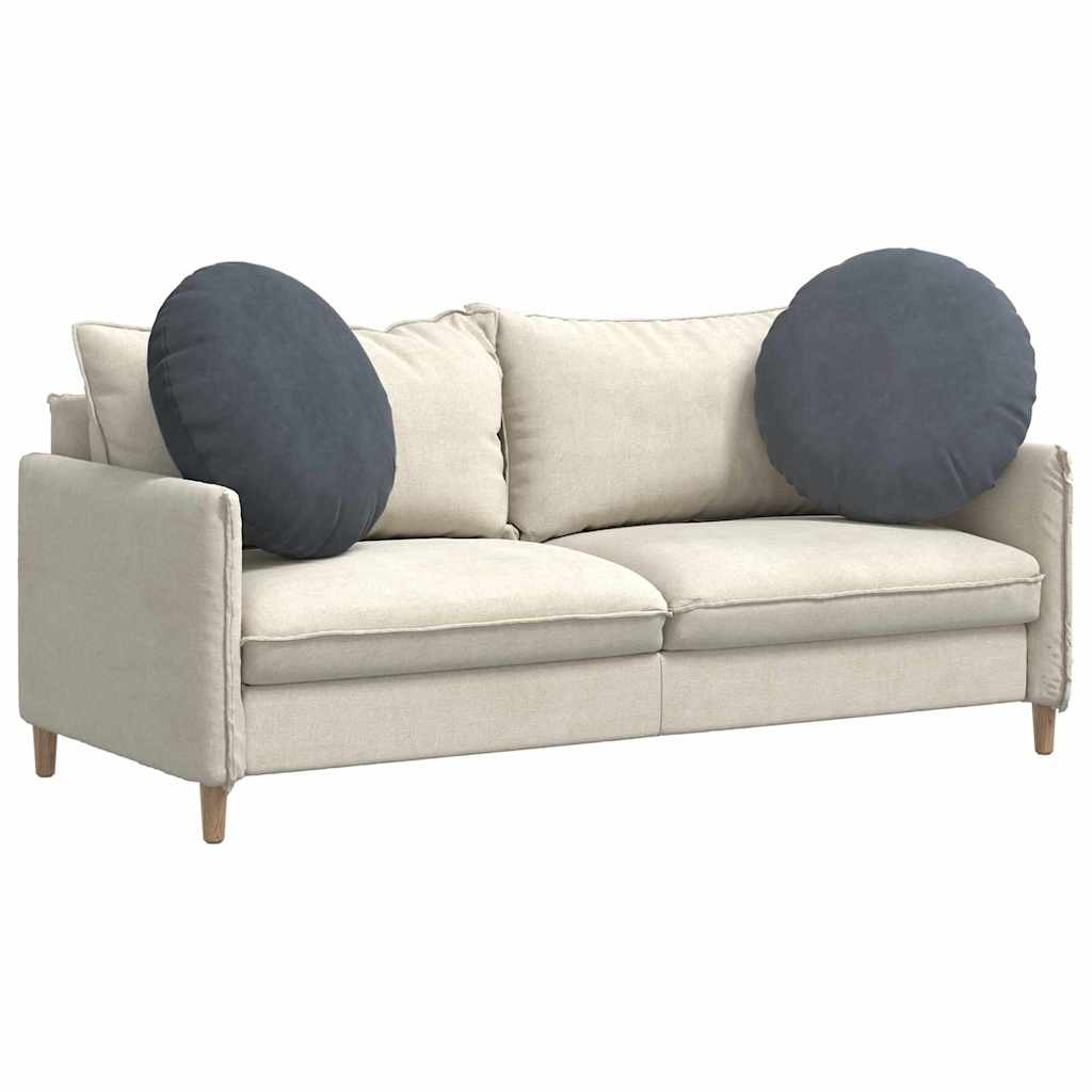 Zitkussens 2 stuks Donkergrijs Ø 40 x 13 cm Fluweel is nu te koop bij PeponiXL, paradijselijk wonen!