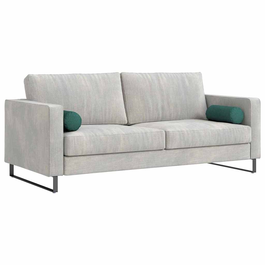 Bolster Kussens 2 stuks Donkergroen Ø 15 x 40 cm Stof is nu te koop bij PeponiXL, paradijselijk wonen!