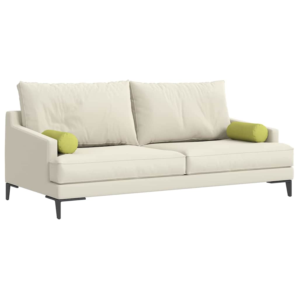 Bolster Kussens 2 stuks Lichtgroen Ø 15 x 40 cm Stof is nu te koop bij PeponiXL, paradijselijk wonen!