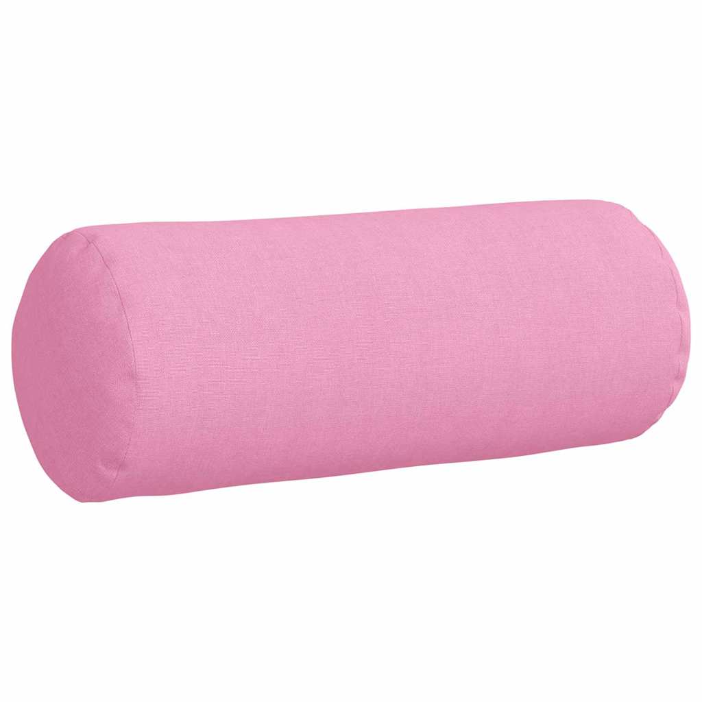 Bolster Kussens 2 stuks Roze Ø 15 x 40 cm Stof is nu te koop bij PeponiXL, paradijselijk wonen!