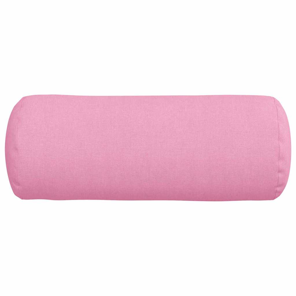 Bolster Kussens 2 stuks Roze Ø 15 x 40 cm Stof is nu te koop bij PeponiXL, paradijselijk wonen!