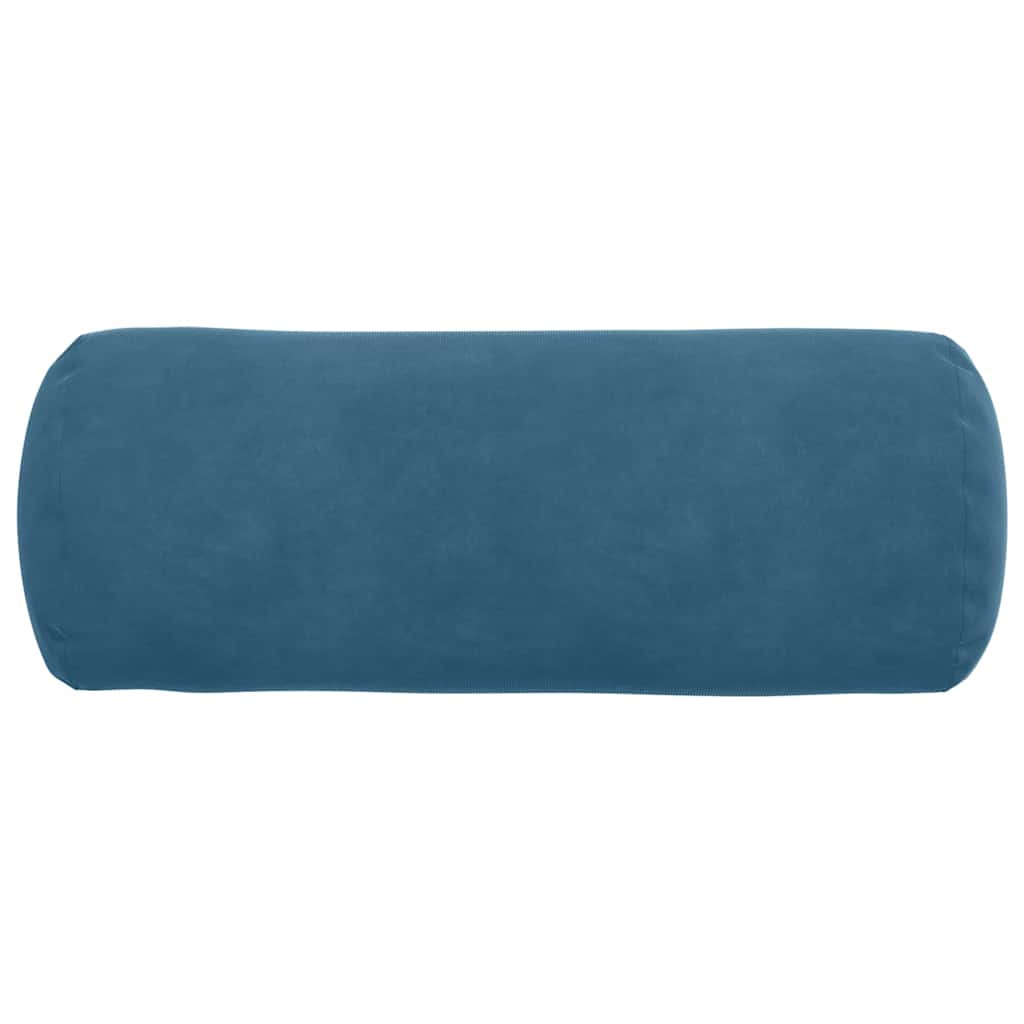 Bolster Kussens 2 stuks Blauw Ø 15 x 40 cm Cordstof is nu te koop bij PeponiXL, paradijselijk wonen!