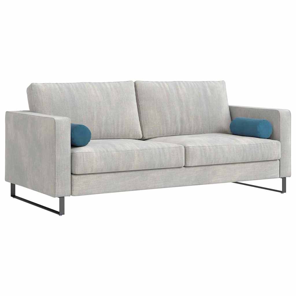 Bolster Kussens 2 stuks Blauw Ø 15 x 40 cm Cordstof is nu te koop bij PeponiXL, paradijselijk wonen!