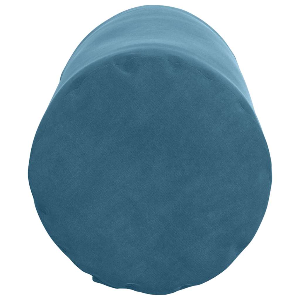 Bolster Kussens 2 stuks Blauw Ø 15 x 40 cm Cordstof is nu te koop bij PeponiXL, paradijselijk wonen!