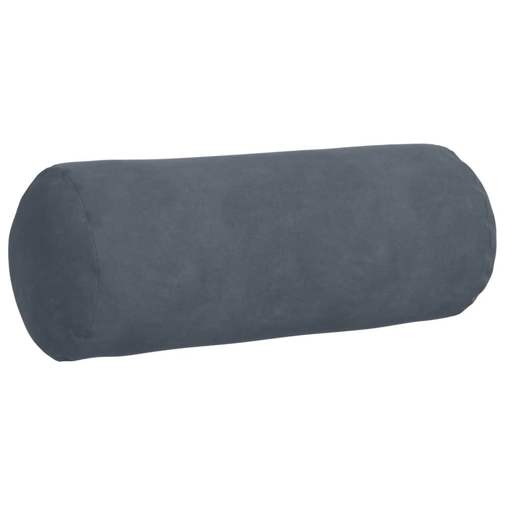 Bolster Kussens 2 stuks Donkergrijs Ø 15 x 40 cm Cordstof is nu te koop bij PeponiXL, paradijselijk wonen!