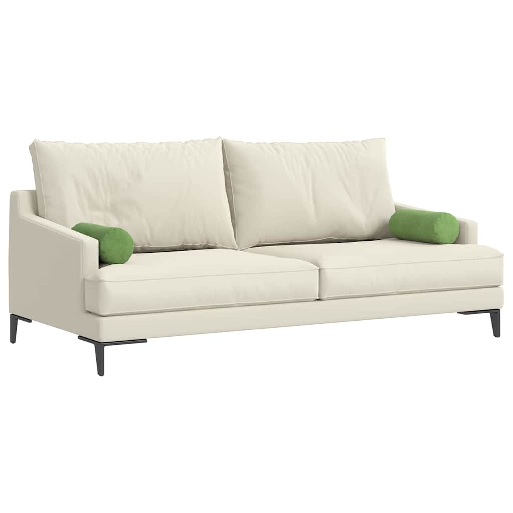 Bolster Kussens 2 stuks Lichtgroen Ø 15 x 40 cm Cordstof is nu te koop bij PeponiXL, paradijselijk wonen!