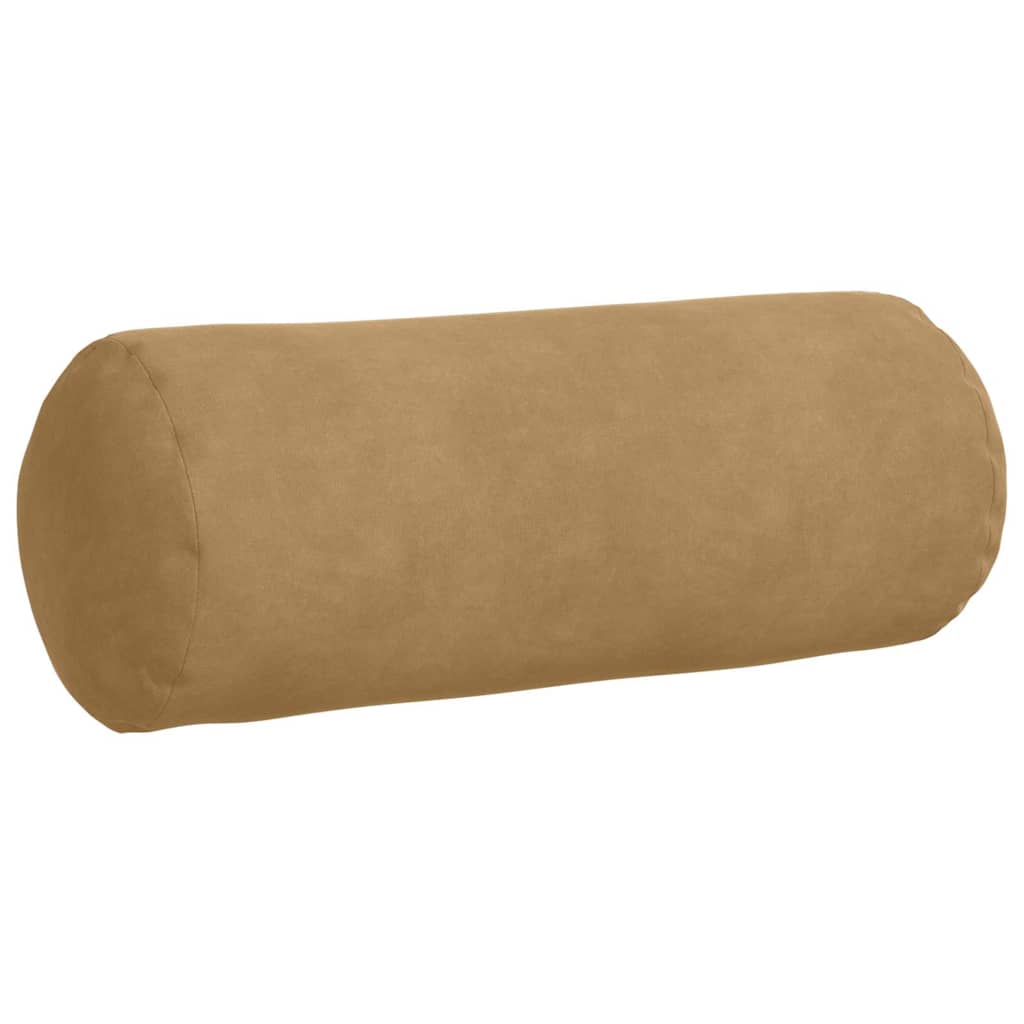 Bolster Kussens 2 stuks Bruin Ø 15 x 40 cm Cordstof is nu te koop bij PeponiXL, paradijselijk wonen!