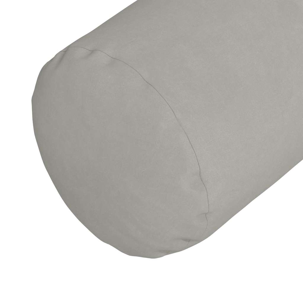 Bolster Kussens 2 stuks Lichtgrijs Ø 15 x 40 cm Microvezel Stof is nu te koop bij PeponiXL, paradijselijk wonen!