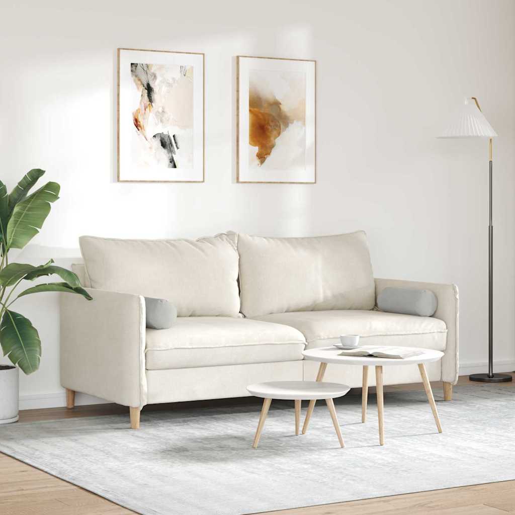 Bolster Kussens 2 stuks Lichtgrijs Ø 15 x 40 cm Microvezel Stof is nu te koop bij PeponiXL, paradijselijk wonen!