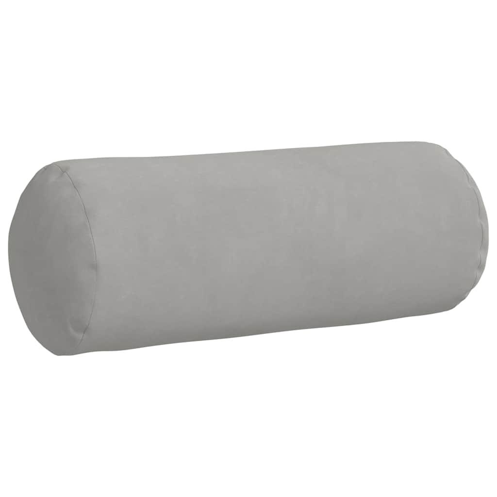 Bolster Kussens 2 stuks Lichtgrijs Ø 15 x 40 cm Microvezel Stof is nu te koop bij PeponiXL, paradijselijk wonen!