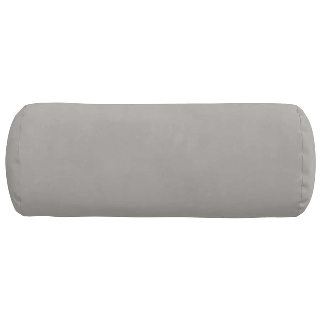 Bolster Kussens 2 stuks Lichtgrijs Ø 15 x 40 cm Microvezel Stof is nu te koop bij PeponiXL, paradijselijk wonen!