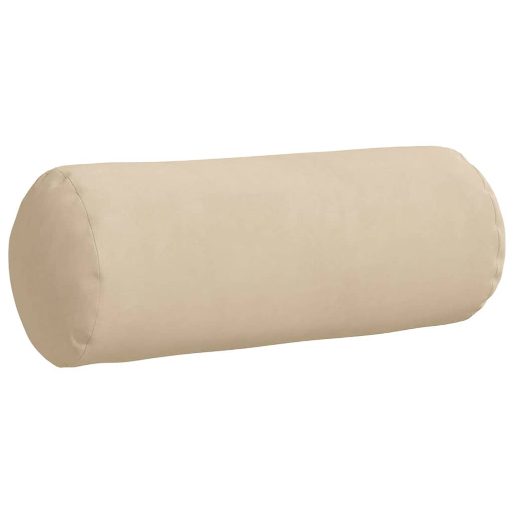 Bolster Kussens 2 stuks Crème Ø 15 x 40 cm Microvezel Stof is nu te koop bij PeponiXL, paradijselijk wonen!