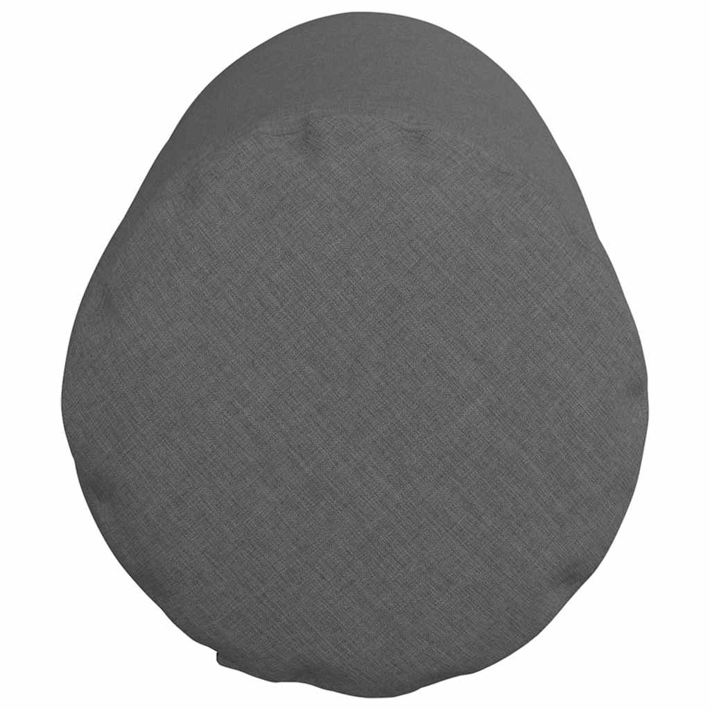 Bolster Kussens 2 stuks Donkergrijs Ø 25 x 70 cm Stof is nu te koop bij PeponiXL, paradijselijk wonen!