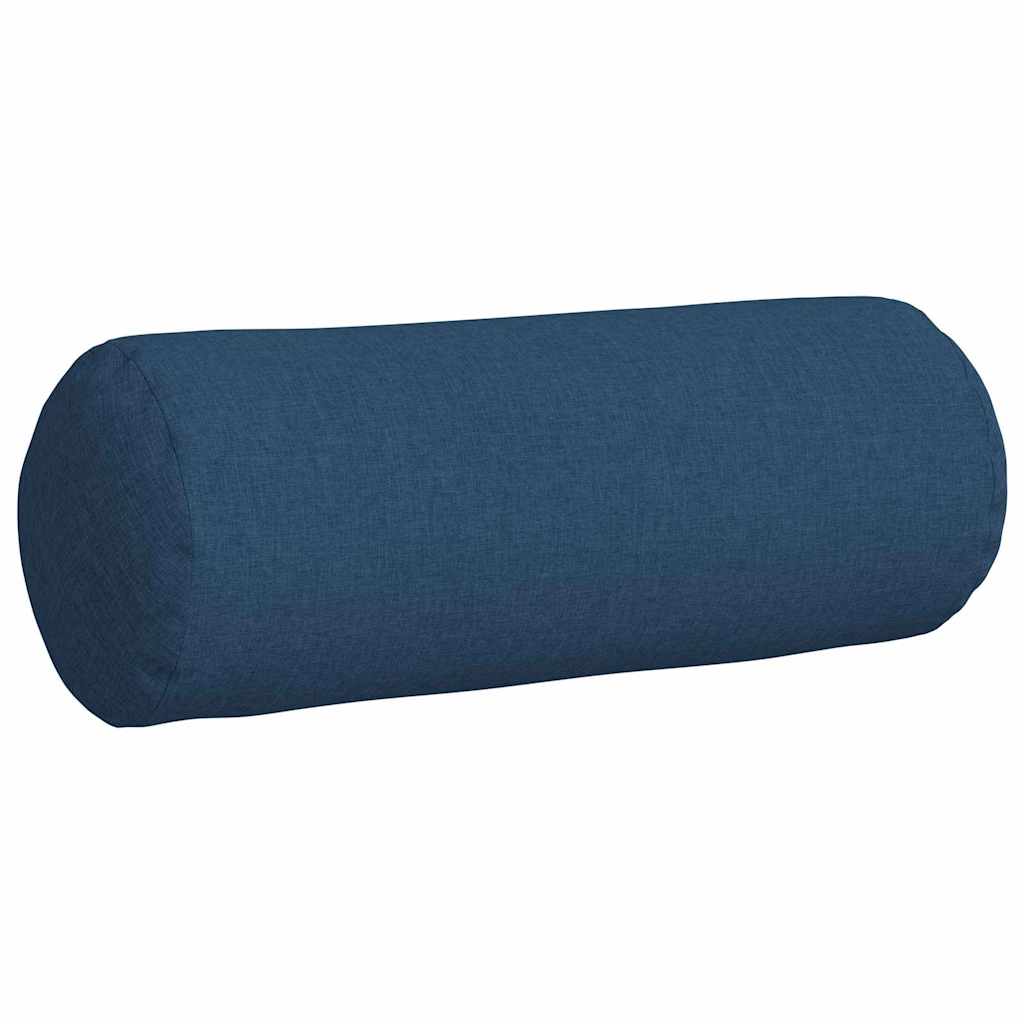 Bolster Kussens 2 stuks Blauw Ø 25 x 70 cm Stof is nu te koop bij PeponiXL, paradijselijk wonen!