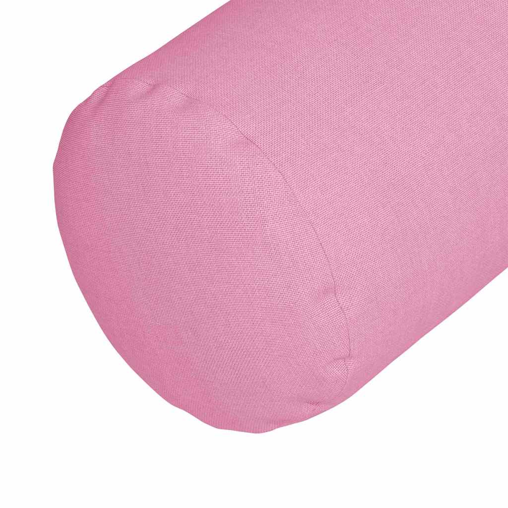 Bolster Kussens 2 stuks Roze Ø 25 x 70 cm Stof is nu te koop bij PeponiXL, paradijselijk wonen!