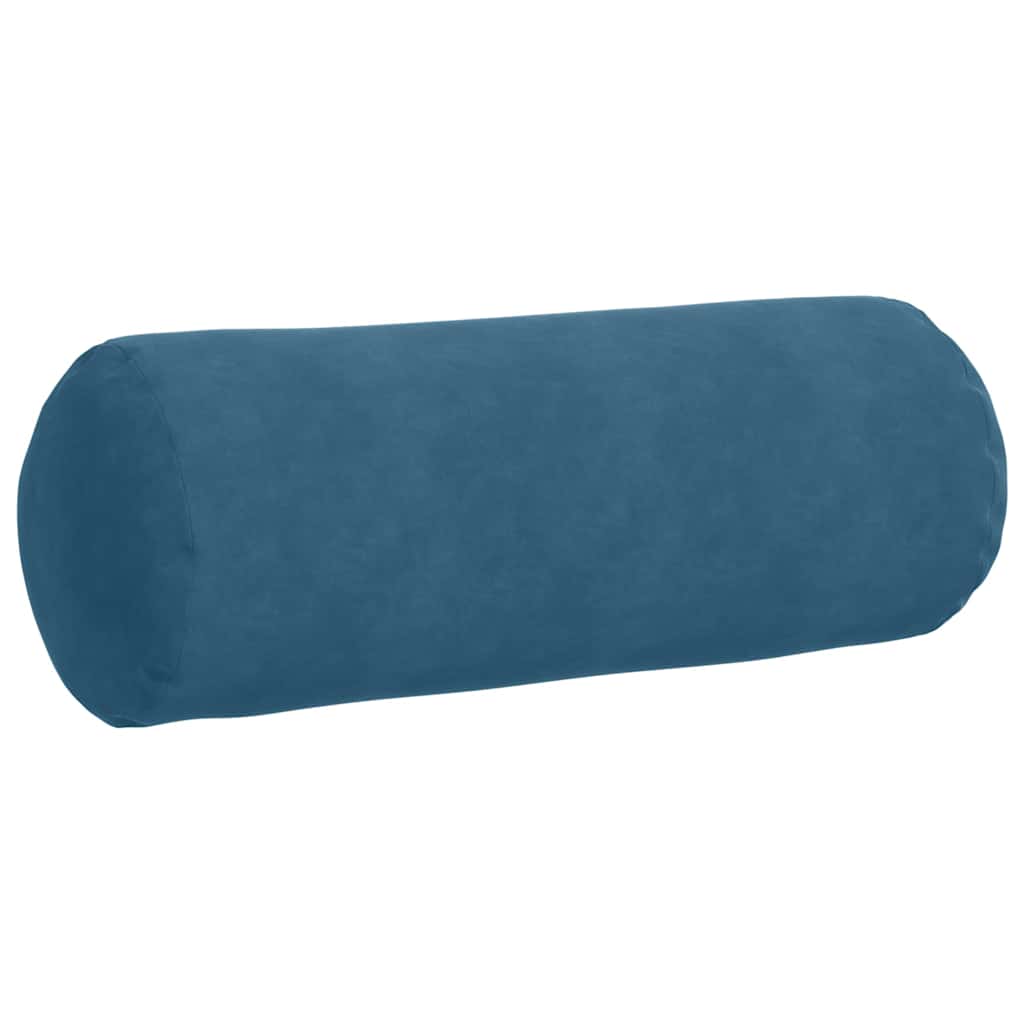 Bolster Kussens 2 stuks Blauw Ø 25 x 70 cm Cordstof is nu te koop bij PeponiXL, paradijselijk wonen!