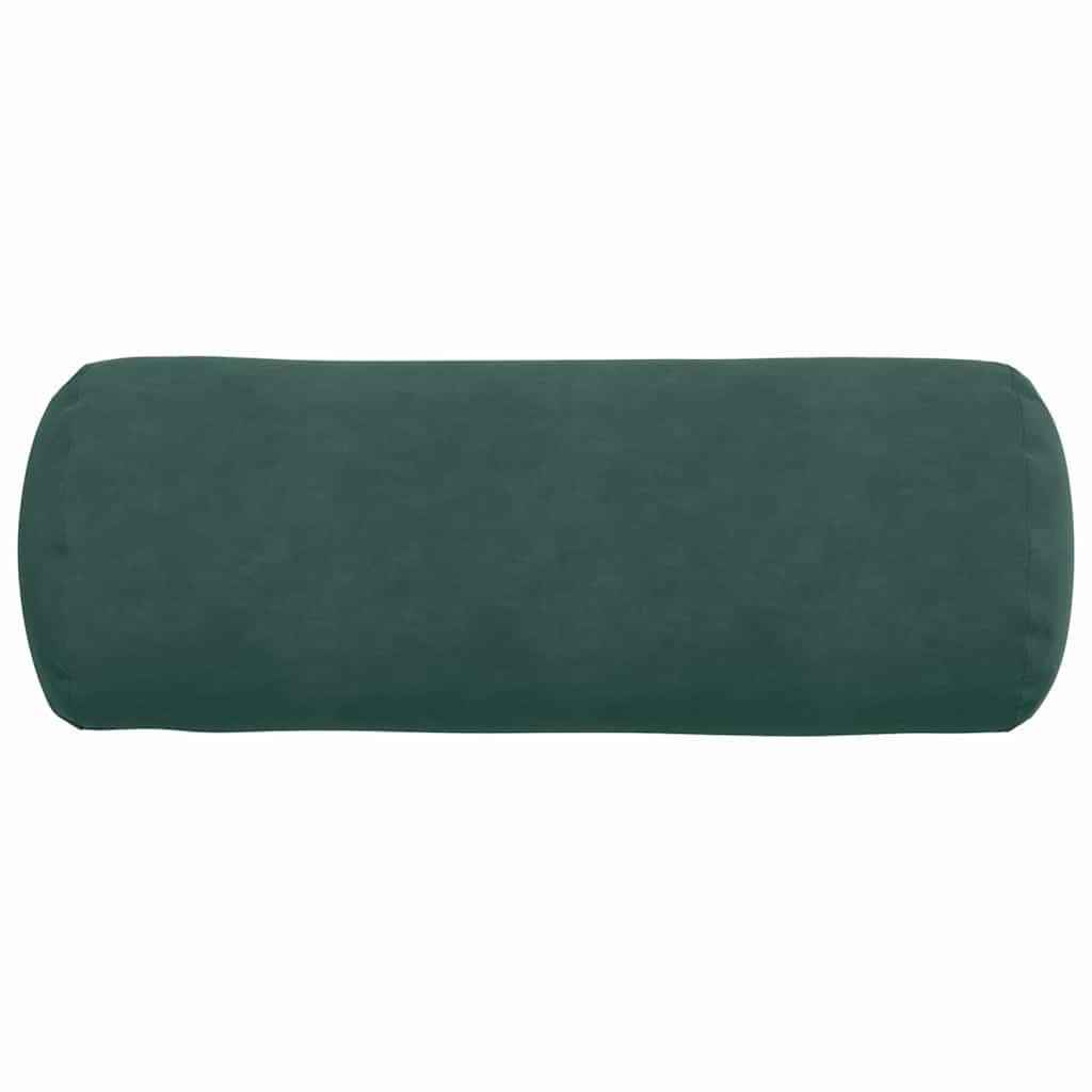 Bolster Kussens 2 stuks Donkergroen Ø 25 x 70 cm Cordstof is nu te koop bij PeponiXL, paradijselijk wonen!