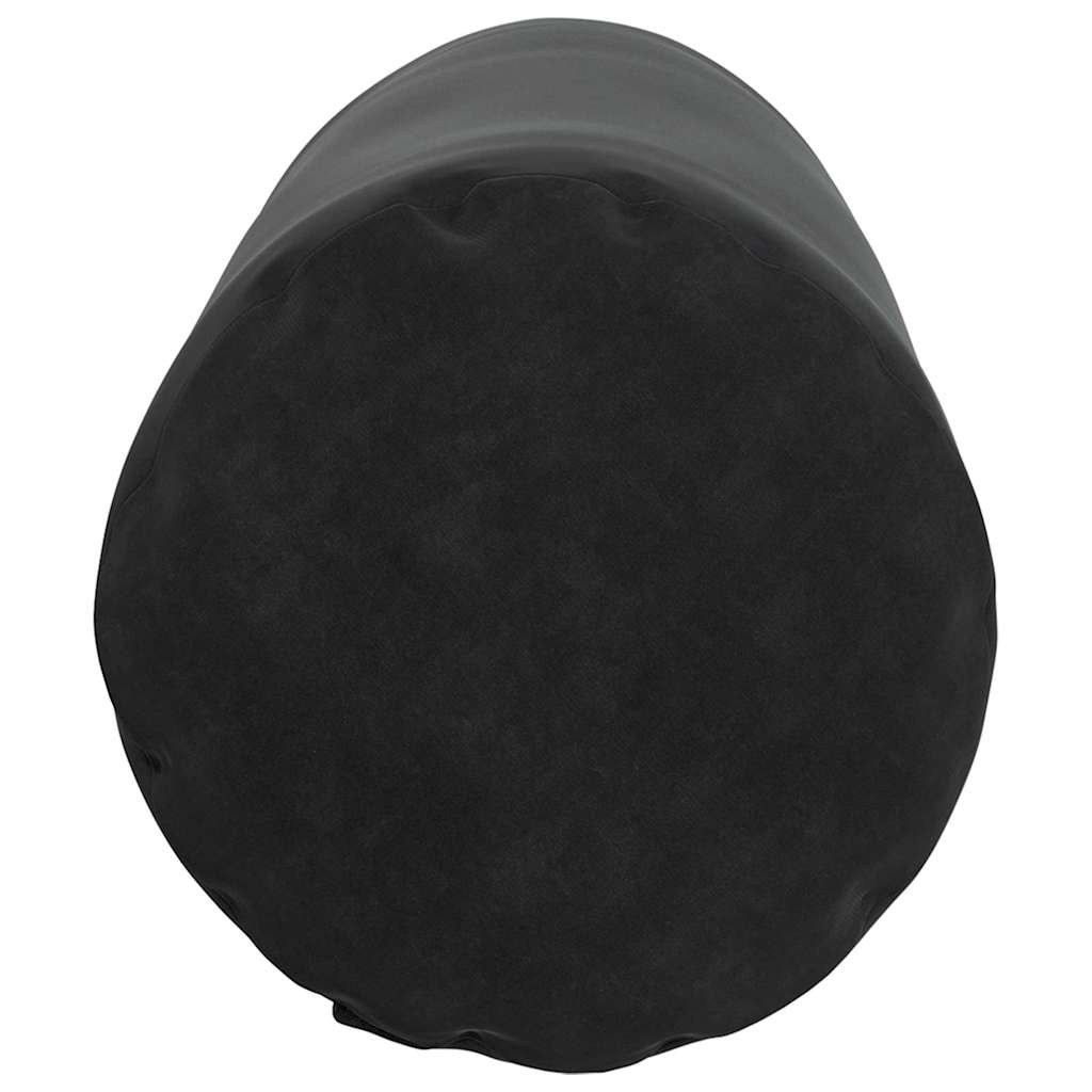 Bolster Kussens 2 stuks Zwart Ø 25 x 70 cm Cordstof is nu te koop bij PeponiXL, paradijselijk wonen!