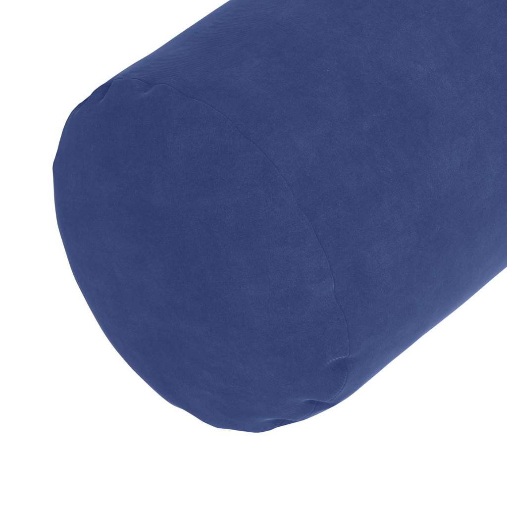 Bolster Kussens 2 stuks Politieblauw Ø 25 x 70 cm Cordstof is nu te koop bij PeponiXL, paradijselijk wonen!