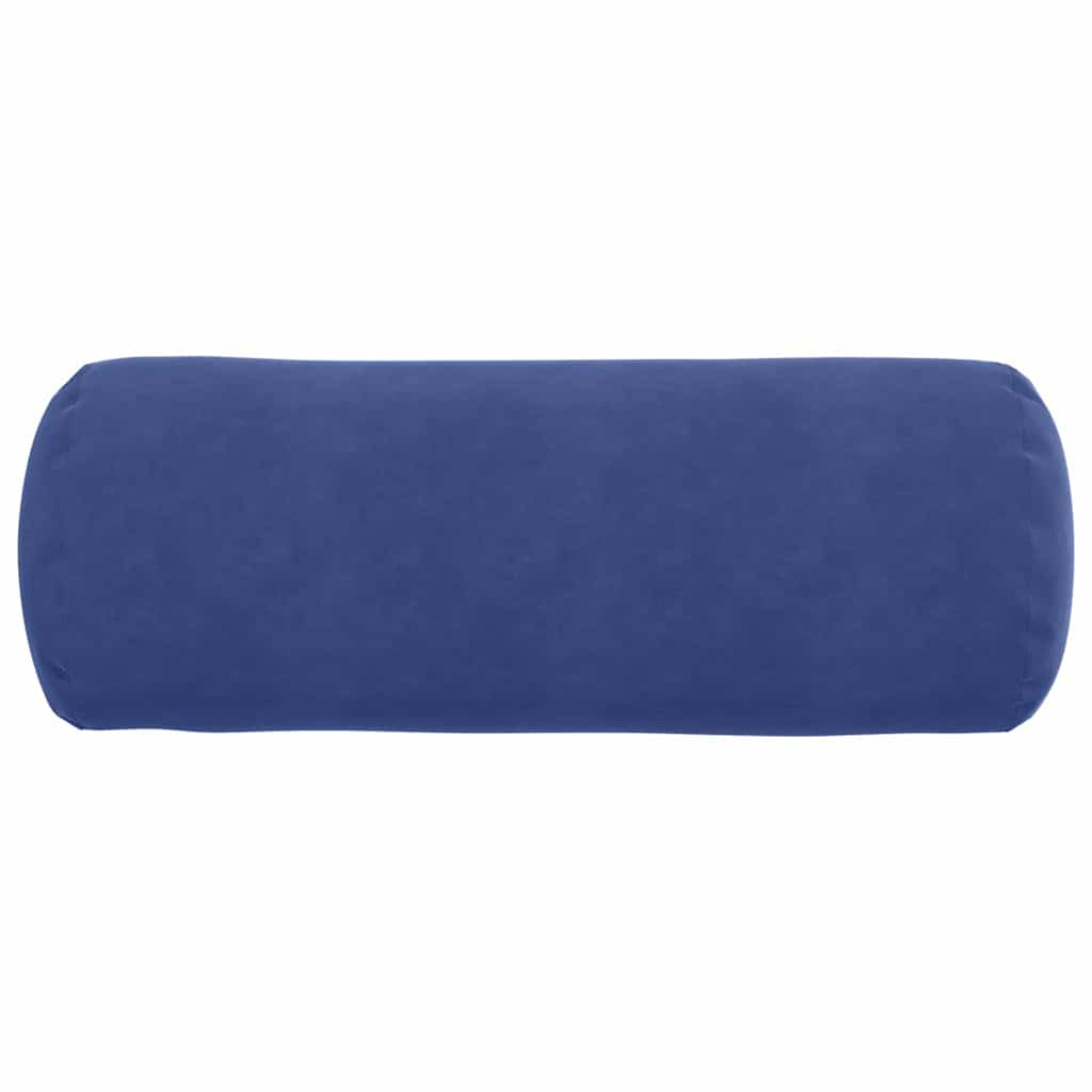 Bolster Kussens 2 stuks Politieblauw Ø 25 x 70 cm Cordstof is nu te koop bij PeponiXL, paradijselijk wonen!