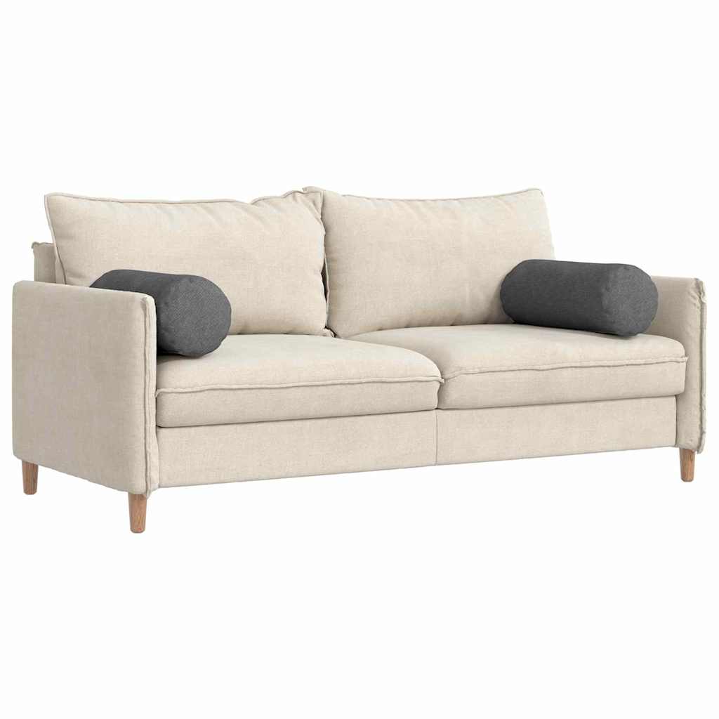 Bolster Kussens 2 stuks Donkergrijs Ø 25 x 70 cm Cordstof is nu te koop bij PeponiXL, paradijselijk wonen!