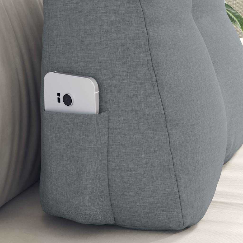 Rugkussen Lichtgrijs 45 x 24 x 50 cm Stof is nu te koop bij PeponiXL, paradijselijk wonen!