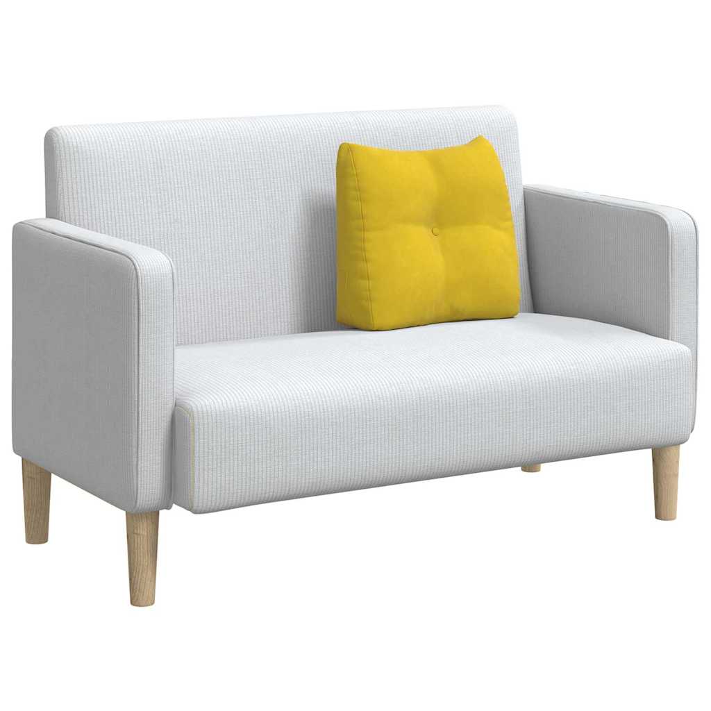Rugkussen Geel 45 x 24 x 50 cm Fluweel is nu te koop bij PeponiXL, paradijselijk wonen!
