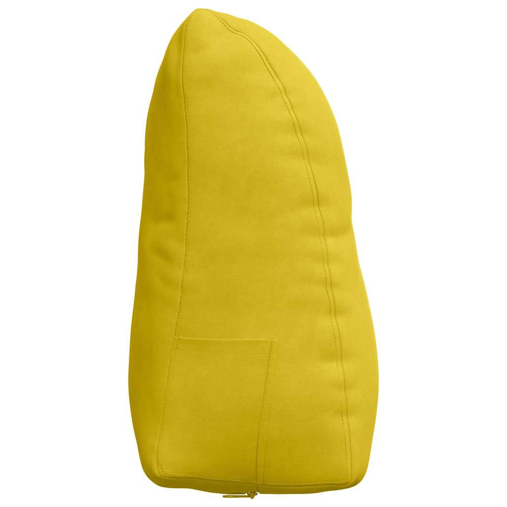 Rugkussen Geel 45 x 24 x 50 cm Fluweel is nu te koop bij PeponiXL, paradijselijk wonen!