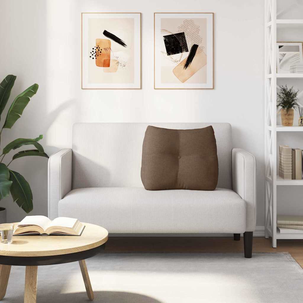 Rugkussen Bruin 60 x 24 x 50 cm Stof is nu te koop bij PeponiXL, paradijselijk wonen!