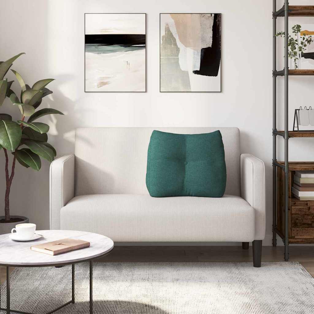 Rugkussen Donkergroen 60 x 24 x 50 cm Stof is nu te koop bij PeponiXL, paradijselijk wonen!