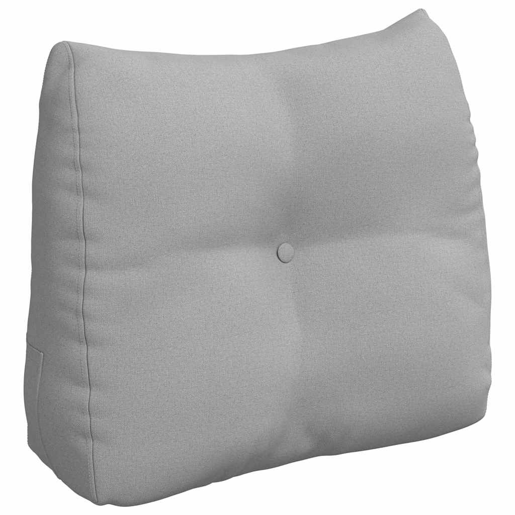 Rugkussen Wolkengrijs 60 x 24 x 50 cm Stof is nu te koop bij PeponiXL, paradijselijk wonen!