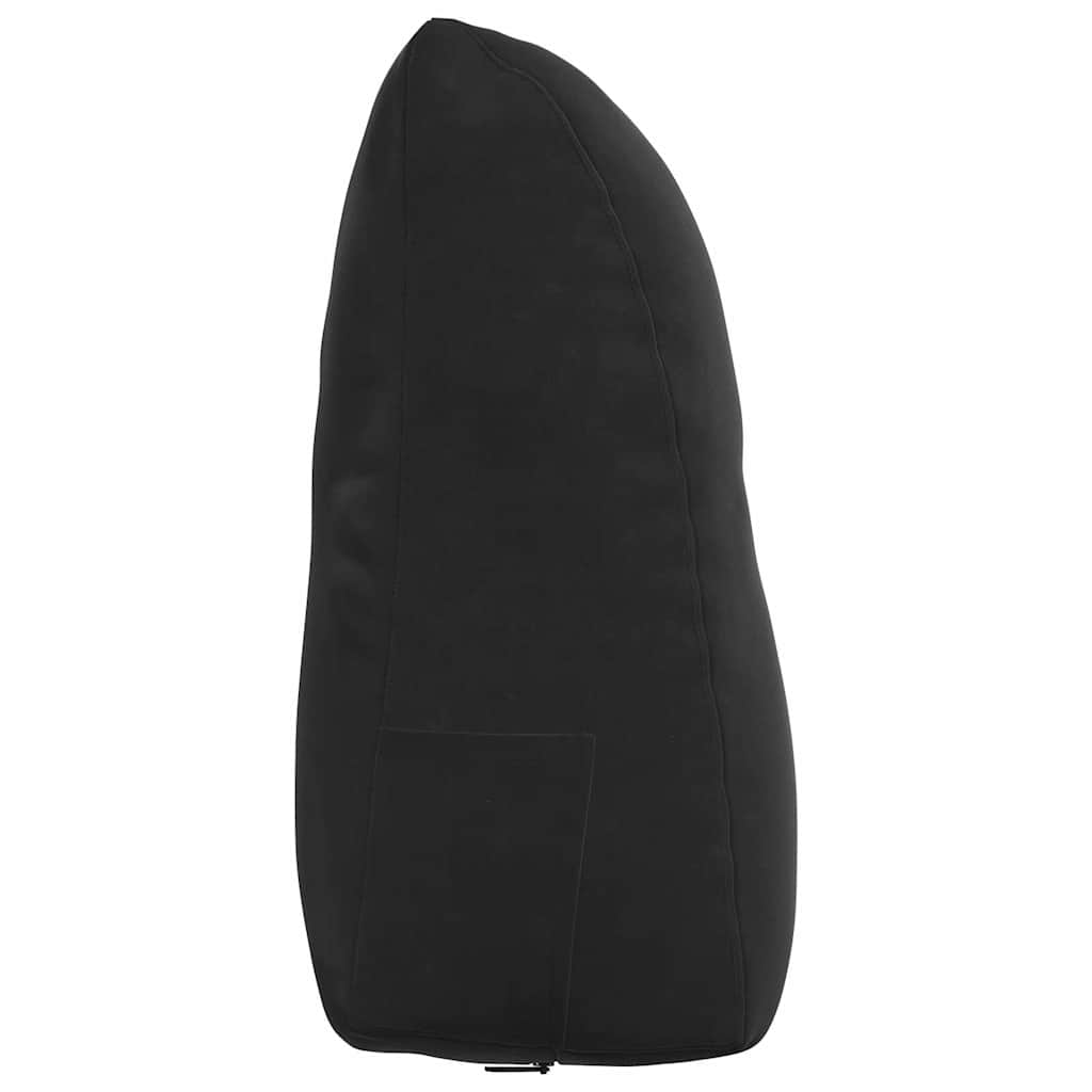 Rugkussen Zwart 60 x 24 x 50 cm Fluweel is nu te koop bij PeponiXL, paradijselijk wonen!