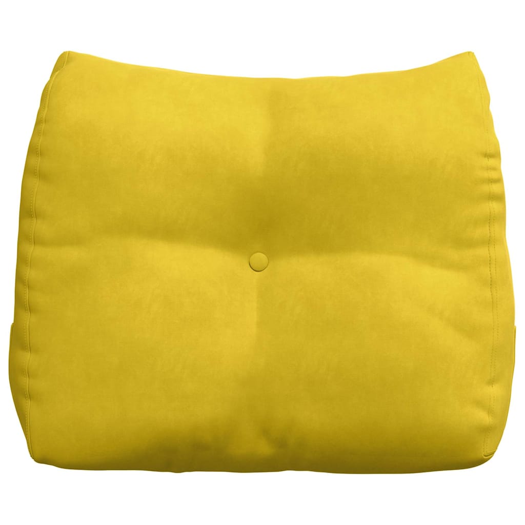 Rugkussen Geel 60 x 24 x 50 cm Fluweel is nu te koop bij PeponiXL, paradijselijk wonen!