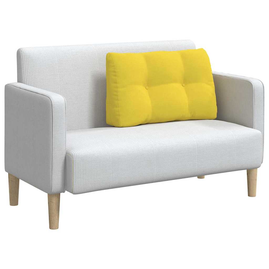 Rugkussen Lichtgeel 80 x 24 x 50 cm Stof is nu te koop bij PeponiXL, paradijselijk wonen!