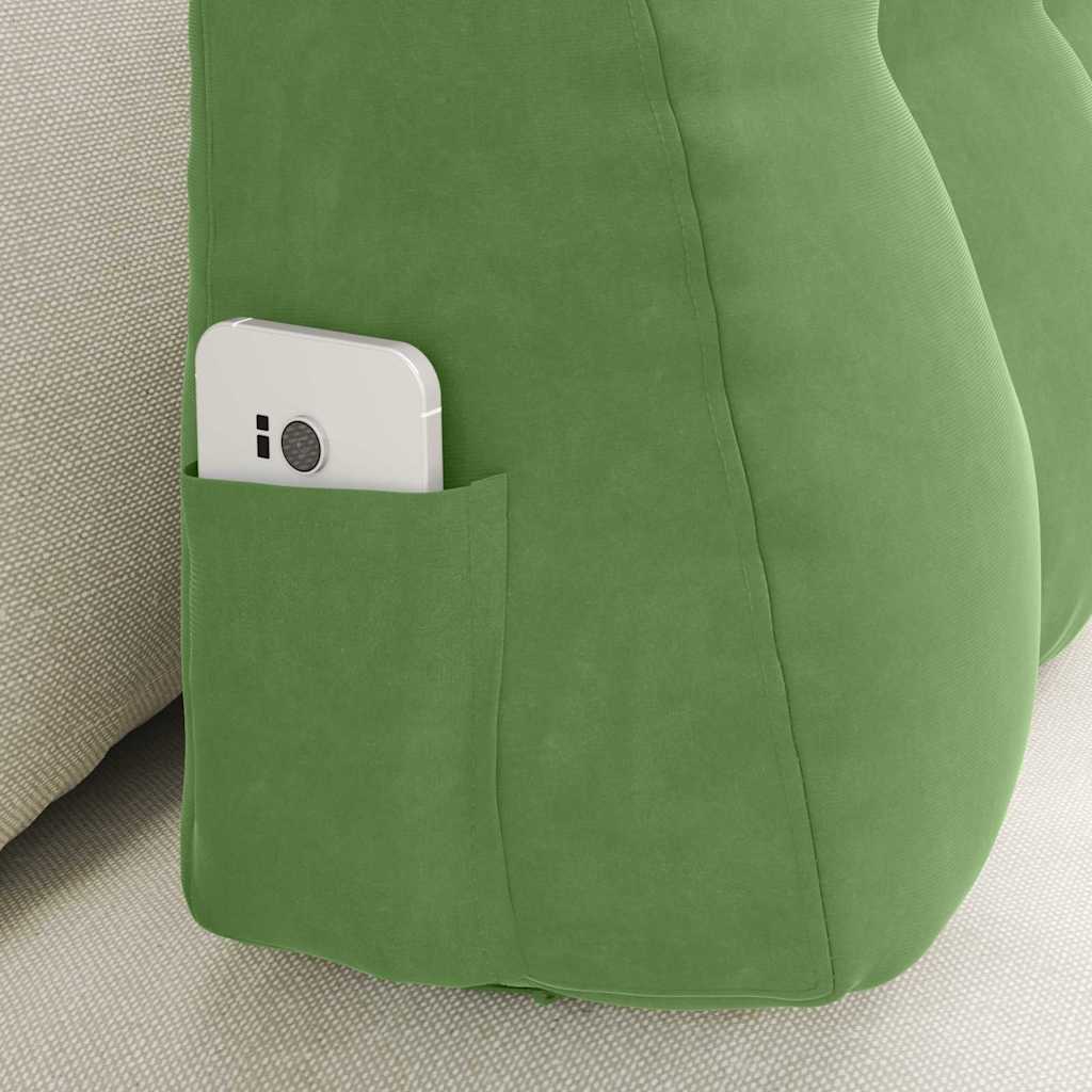 Rugkussen Lichtgroen 80 x 24 x 50 cm Fluweel is nu te koop bij PeponiXL, paradijselijk wonen!