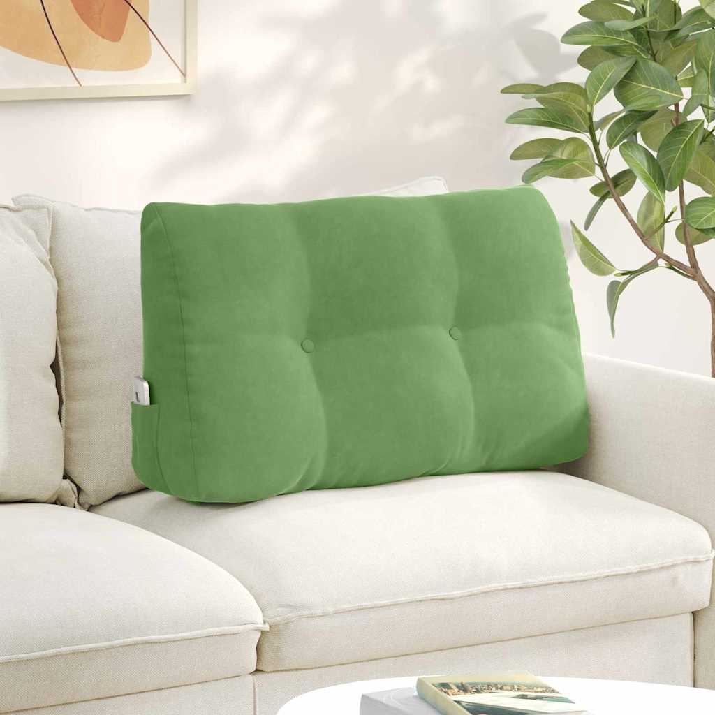 Rugkussen Lichtgroen 80 x 24 x 50 cm Fluweel is nu te koop bij PeponiXL, paradijselijk wonen!