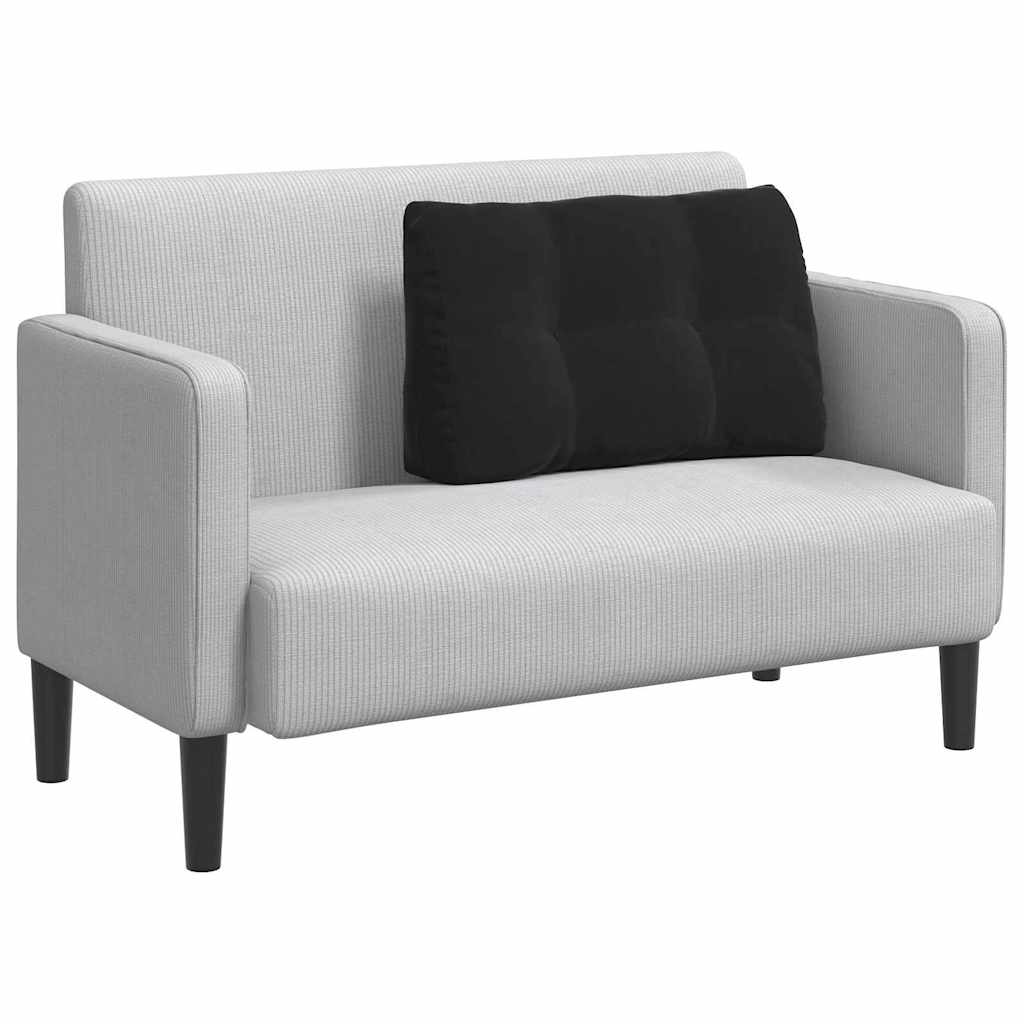 Rugkussen Zwart 80 x 24 x 50 cm Fluweel is nu te koop bij PeponiXL, paradijselijk wonen!