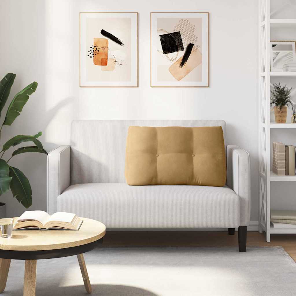 Rugkussen Bruin 80 x 24 x 50 cm Fluweel is nu te koop bij PeponiXL, paradijselijk wonen!