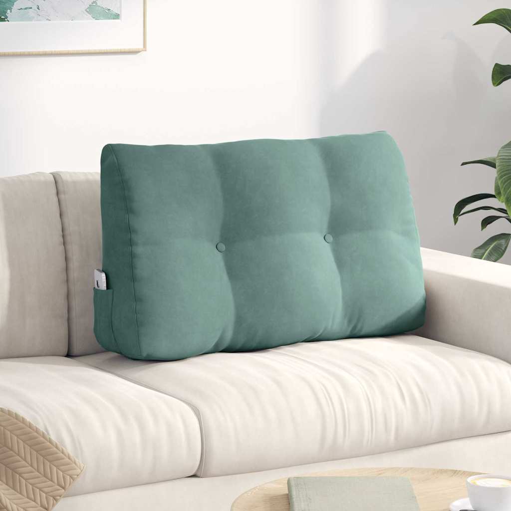 Rugkussen Zeegroen 80 x 24 x 50 cm Fluweel is nu te koop bij PeponiXL, paradijselijk wonen!