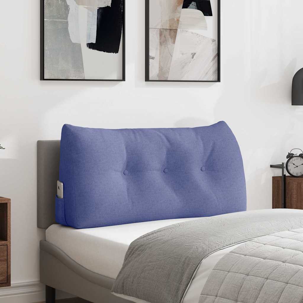 Rugkussen Jeans Blauw 100 x 24 x 50 cm Stof is nu te koop bij PeponiXL, paradijselijk wonen!